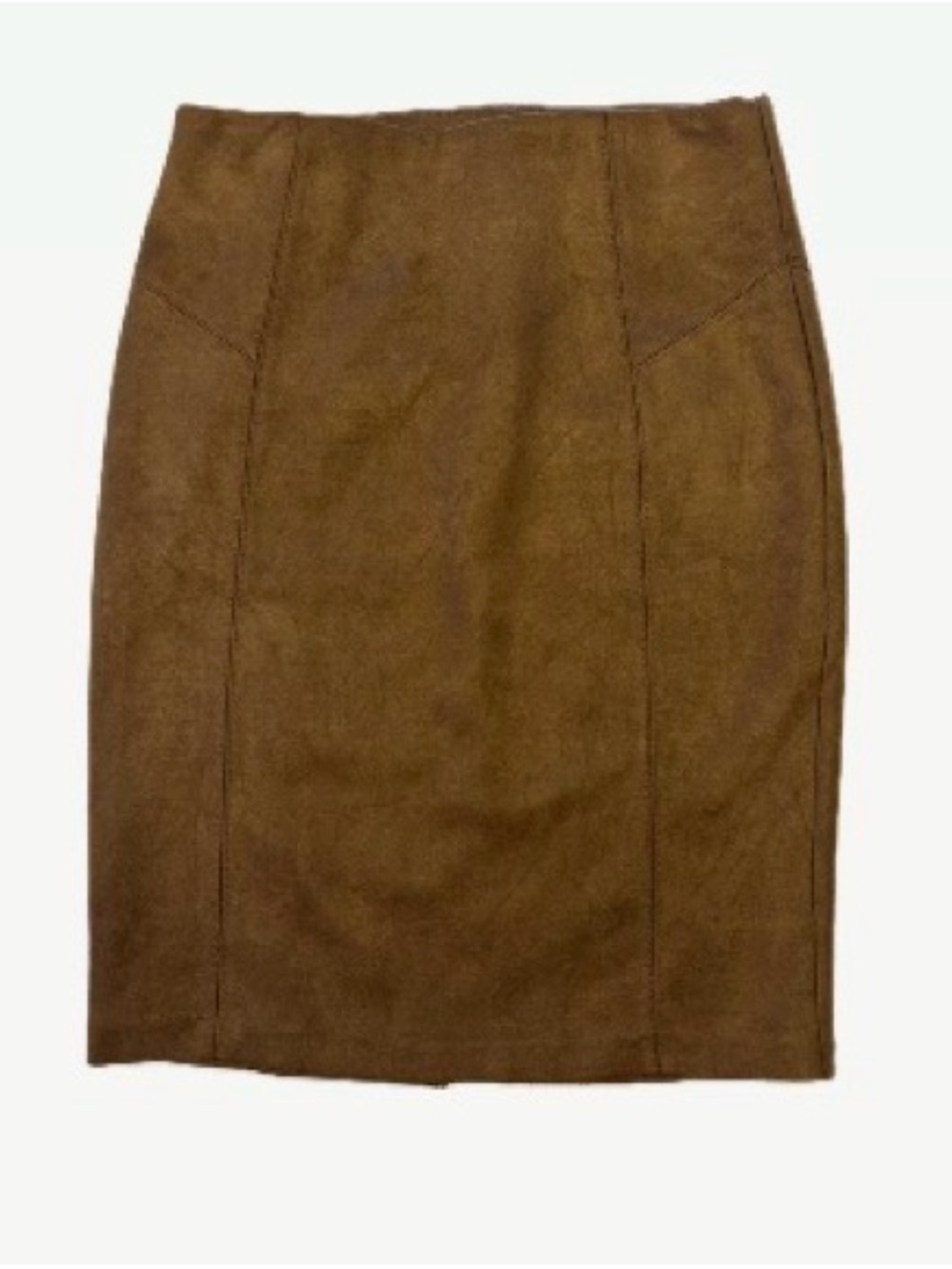 Marc New York Brown Faux Suede Skirt Size XS